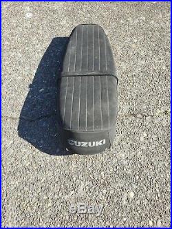 Vintage Suede Seat Cover For Suzuki T500 Cobra 1968 – Retro Style Upgrade