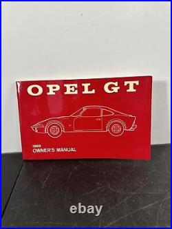 1969 Opel Gt Rare New Old Stock Owners Manual