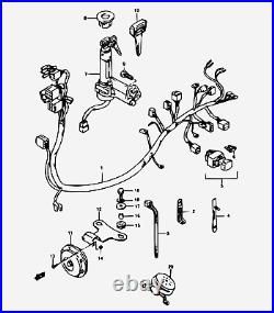 1985-88 CP-50 Suzuki New Genuine Wiring Loom Harness P/No. 36610-03A60 NOS Part