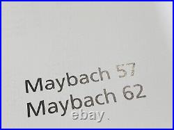 2005 MAYBACH 57 62 OWNERS MANUAL ONLY (NEW) OLD STOCK NOS 550hp 5.5L V12