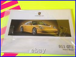 2005 PORSCHE 911 GT3 OWNERS MANUAL 996 (BUY OeM) NOS NEW OLD STOCK NEW