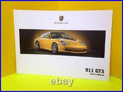 2005 PORSCHE 911 GT3 OWNERS MANUAL 996 (BUY OeM) NOS NEW OLD STOCK NEW