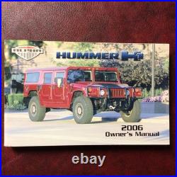 2006 Hummer H1 Alpha Duramax Diesel New Old Stock Owners Manual Book Guide All