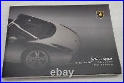 2007 Lamborghini Gallardo Spyder Owners Manual Convertible (nos) New Old Stock