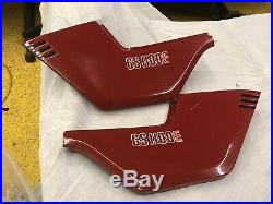 82-83 Gs1100E Frame Side Covers From NOS Plastic