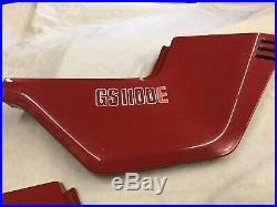 82-83 Gs1100E Frame Side Covers From NOS Plastic