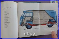 Board folder + operating instructions VW van T1 8/1963 NOS