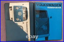 Board folder + operating instructions VW van T1 8/1963 NOS