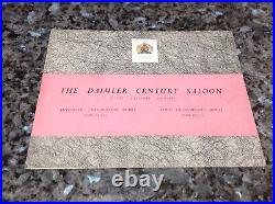 Daimler Century Sales Brochure 1960`s New old stock