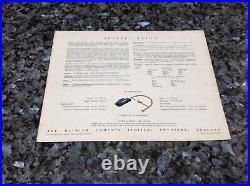 Daimler Century Sales Brochure 1960`s New old stock