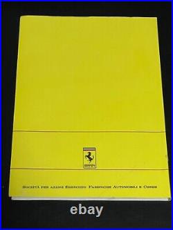Ferrari GTB & GTS Turbo 1989 owners manual handbook 551/89 new old stock