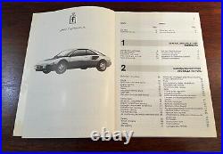 Ferrari Mondial 3.2 Mondial owners manual handbook new old stock 481/87