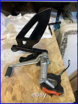 GSXS1000S Front Footrests (Rear Setts) Powder Coated Black New Old Stock