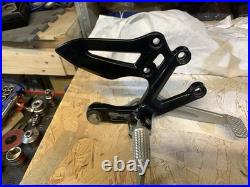 GSXS1000S Front Footrests (Rear Setts) Powder Coated Black New Old Stock