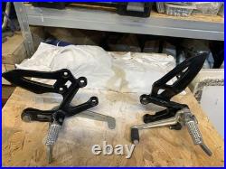GSXS1000S Front Footrests (Rear Setts) Powder Coated Black New Old Stock