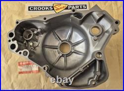 NOS 11341-01A10 TS125X 1986 to 1988 Genuine Suzuki Black Clutch Cover with marks