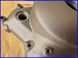 NOS 11341-01A10 TS125X 1986 to 1988 Genuine Suzuki Black Clutch Cover with marks