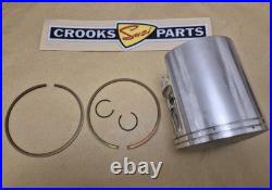 NOS 12110-41791 & 12140-41791 RM370 +. 75mm Genuine Suzuki Piston & Ring Set