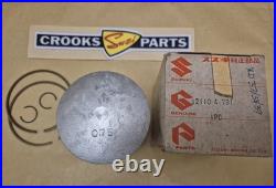 NOS 12110-41791 & 12140-41791 RM370 +. 75mm Genuine Suzuki Piston & Ring Set