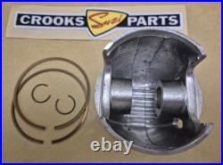 NOS 12110-41791 & 12140-41791 RM370 +. 75mm Genuine Suzuki Piston & Ring Set