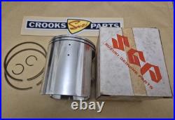NOS 12110-41791 & 12140-41791 RM370 +. 75mm Genuine Suzuki Piston & Ring Set