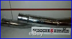 NOS 14340-45000 GS750 Genuine Suzuki Left Hand Muffler / Silencer