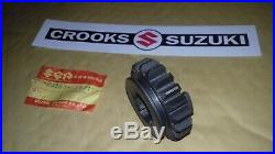 NOS 1981 RM465X Genuine Suzuki Gearbox Assy, 2 Shafts and 9 Gears