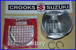 NOS 1982 to 85 RM250 Z +. 25mm Genuine Suzuki Piston, Ring & Clips, 12103-14870-025