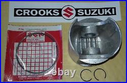 NOS 1982 to 85 RM250 Z +. 25mm Genuine Suzuki Piston, Ring & Clips, 12103-14870-025