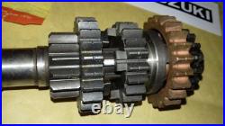 NOS 24120-28302 TM100 / TM125 Genuine Suzuki Clutch Countershaft Assy