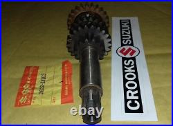 NOS 24120-28302 TM100 / TM125 Genuine Suzuki Clutch Countershaft Assy