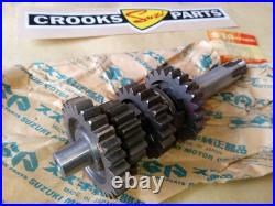 NOS 24120-46000 RM80/RM50/TS50/GT50/ZR50/OR50 Suzuki Clutch Countershaft Assy