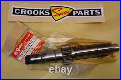 NOS 24121-05D02 RMX250 Genuine Suzuki 14T Clutch Countershaft NOS 24121-05D02 RMX250 Genuine Suzuki 14T Clutch Countershaft