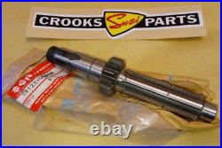 NOS 24121-05D02 RMX250 Genuine Suzuki 14T Clutch Countershaft NOS 24121-05D02 RMX250 Genuine Suzuki 14T Clutch Countershaft