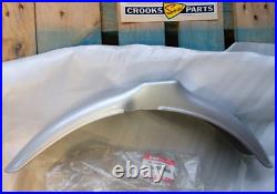NOS 53111-46401-13L RM50 / DS80 C 1978 Genuine Suzuki Silver Front Mudguard