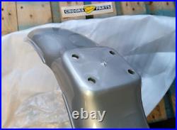 NOS 53111-46401-13L RM50 / DS80 C 1978 Genuine Suzuki Silver Front Mudguard