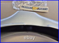 NOS 53111-46401-13L RM50 / DS80 C 1978 Genuine Suzuki Silver Front Mudguard