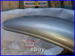 NOS 53111-46401-13L RM50 / DS80 C 1978 Genuine Suzuki Silver Front Mudguard