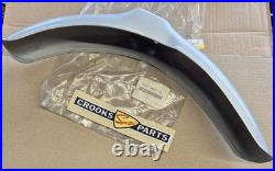 NOS 53111-46401-13L RM50 / DS80 C 1978 Genuine Suzuki Silver Front Mudguard
