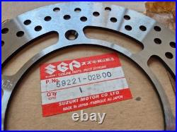 NOS 59221-02B00 RM80 1986 to 1988 Genuine Suzuki Front Brake Disc, Now Obsolete