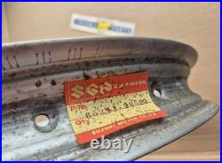 NOS 65311-20520 RM80 HE 1984 18 x 1.85 Genuine Suzuki Silver Ally Rear Wheel Rim