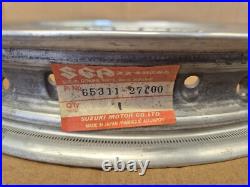 NOS 65311-27C00 RM125 K 1989 Genuine Suzuki Silver Ally Rear Wheel Rim 1.85x18