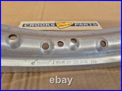 NOS 65311-27C00 RM125 K 1989 Genuine Suzuki Silver Ally Rear Wheel Rim 1.85x18