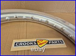 NOS 65311-27C00 RM125 K 1989 Genuine Suzuki Silver Ally Rear Wheel Rim 1.85x18