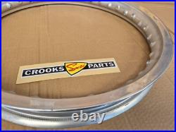 NOS 65311-27C00 RM125 K 1989 Genuine Suzuki Silver Ally Rear Wheel Rim 1.85x18