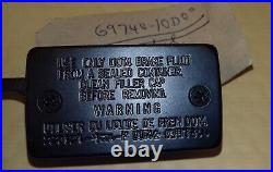NOS 69740-10D00 GSF250/GSF400/VL1500 Suzuki Rear Brake Master Cylinder Reservoir NOS 69740-10D00 GSF250/GSF400/VL1500 Suzuki Rear Brake Master Cylinder Reservoir
