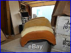NOS Amco Westerner Brown Leather & Wool Seat Suzuki 79-80 GS1000 2317 29-1805