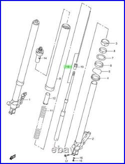 NOS OEM Front Fork Cylinder Suzuki TL1000R 51146-02FA0