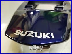 NOS OEM Suzuki GSXR750 Frame Cover Assy Tail Piece Blue 47100-30G10-4JX