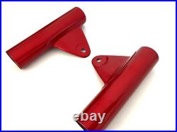 NOS Pair of Suzuki B120 Headlamp Brackets Candy Rose Red 51530-07010 51540-07010 NOS Pair of Suzuki B120 Headlamp Brackets Candy Rose Red 51530-07010 51540-07010